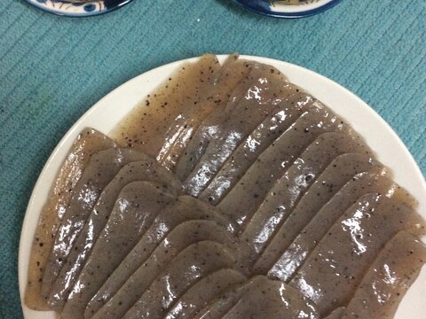 普通のこんにゃくで作る♪刺身こんにゃく